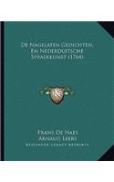 De Nagelaten Gedichten, En Nederduitsche Spraekkunst (1764)