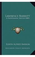 Lawrence Barrett: A Professional Sketch (1889)