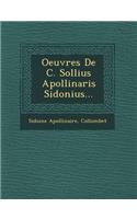Oeuvres de C. Sollius Apollinaris Sidonius...