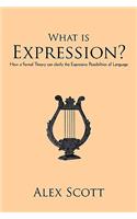 What is Expression?: How a Formal Theory can clarify the Expressive Possibilities of Language