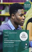AAT Foundation Certificate in Accounting Level 2 Synoptic Assessment