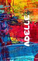 Adelle: Squared 120-sheet exercise book, size 6x9, personalized gift
