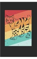 Luchs Notizbuch: Luchs Notizbuch für Liebhaber / Notizheft / Notizblock A5 (6x9in) Dotted Notebook / Punkteraster / 120 gepunktete Seiten
