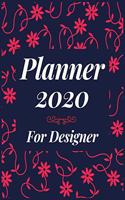 Planner 2020 for Designer: Jan 1, 2020 to Dec 31, 2020: Weekly & Monthly Planner + Calendar Views (2020 Pretty Simple Planners)