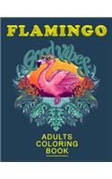 Flamingo Good Vibes Adults: An Adult Coloring Book with Fun, Easy, flower pattern and Relaxing Coloring Pages