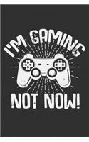 I'm Gaming Not Now!