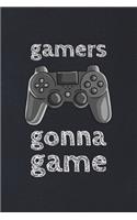 Gamers Gonna Game: Student Planner 2019-202: Academic journal August to June calendar, class schedule, notes, grade and assignment tracker - daily, weekly, monthly. Gr