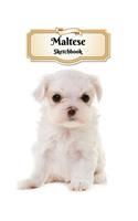 Maltese Sketchbook: Puppy - Unlined Notebook 150 Blank Pages 8.5 x 11 in. - Multi-Purpose - Unruled Journal - Composition Book - Drawing Book