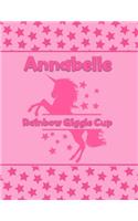 Annabelle Rainbow Giggle Cup: Personalized Draw & Write Book with Her Unicorn Name - Word/Vocabulary List Included for Story Writing