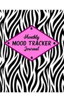 Monthly Mood Tracker Journal: 8.5 x 11 Mood Tracking Workbook Pages For Writing