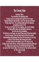 The Eternal Altar - Composition Notebook: Christian Marriage Poem 8.5x11 Anniversary Journal For Wives With 100 Blank Lined Pages, Anniversary Card Alternative, Wife Romantic Gift, Memory Ke