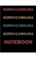 North Carolina Notebook: Blank Line Notebook (8.5 X 11 - 110 Blank Pages)