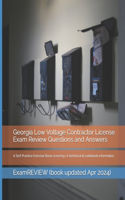 Georgia Low Voltage Contractor License Exam Review Questions and Answers