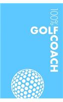 Ladies Golf Coach Notebook: Blank Lined Ladies Golf Journal For Coach and Player