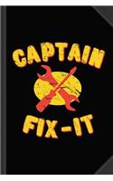 Captain Fix-It Journal Notebook