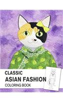 Classic Asian Fashion Coloring book