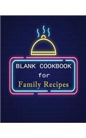 Blank Cookbook for Family Recipes