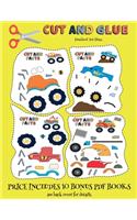 Preschool Art Ideas (Cut and Glue - Monster Trucks): This book comes with collection of downloadable PDF books that will help your child make an excellent start to his/her education. Books are designed(28 Preschool Art Ideas)
