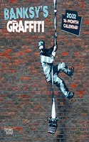 Banksy's Graffiti 2022 7 x 7 Inch Monthly Mini Wall Calendar, Drawings Street Art Design