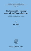 Die Kommerzielle Nutzung Menschlicher Korpersubstanzen