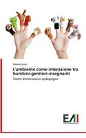 L'ambiente come interazione tra bambini-genitori-insegnanti