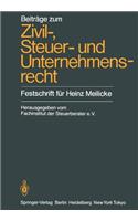 Beiträge Zum Zivil-, Steuer- Und Unternehmensrecht
