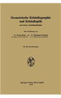 Geometrische Kristallographie Und Kristalloptik