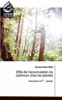 Effet de l'accumulation du cadmium chez les plantes