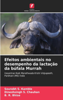 Efeitos ambientais no desempenho da lactação da búfala Murrah