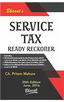 SERVICE TAX READY RECKONER