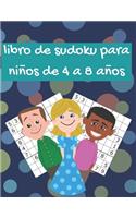 libro de sudoku para niños de 4 a 8 años
