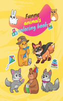 Funny animals coloring book