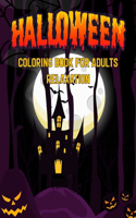 Halloween Coloring Book For Adults Relaxation