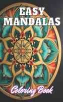 Easy Mandalas Coloring Book