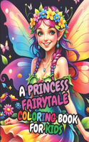 Princess Fairytale Coloring Book For Kids
