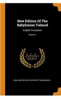 New Edition of the Babylonian Talmud