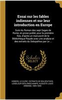 Essai sur les fables indiennes et sur leur introduction en Europe