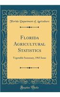 Florida Agricultural Statistics: Vegetable Summary, 1965 Issue (Classic Reprint)