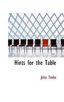 Hints for the Table