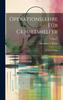 Operationslehre Für Geburtshelfer