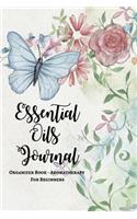 Essential Oils Journal Organizer Book - Aromatherapy For Beginner