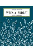 Weekly Budget Expense Tracker Bill Planner Organizer