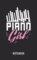 Piano Girl Notebook
