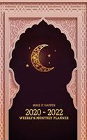 2020 - 2022 Weekly & Monthly Planner