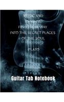 Music And Rhythm Find Their Way - Guitar Tab Notebook