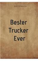 Bester Trucker Ever Notizbuch: 108 Seiten kariert (6x9 /15.24 x 22.86 cm) Geschenk an einen besondern LKW Fahrer