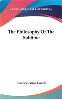 Philosophy Of The Sublime
