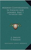 Modern Conversations In English And Japanese, Part 1