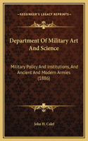 Department Of Military Art And Science