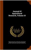 Journal Of Agricultural Research, Volume 19